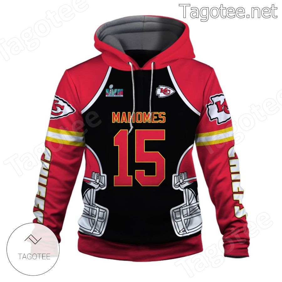 Patrick Mahomes 15 Go Chiefs Kansas City Chiefs Fan NFL Hoodie a