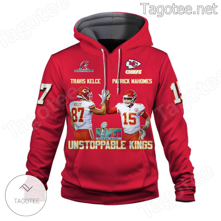 Patrick Mahomes Travis Kelce Kings It Is Mahomes' House Kansas City Chiefs Fan NFL Hoodie a