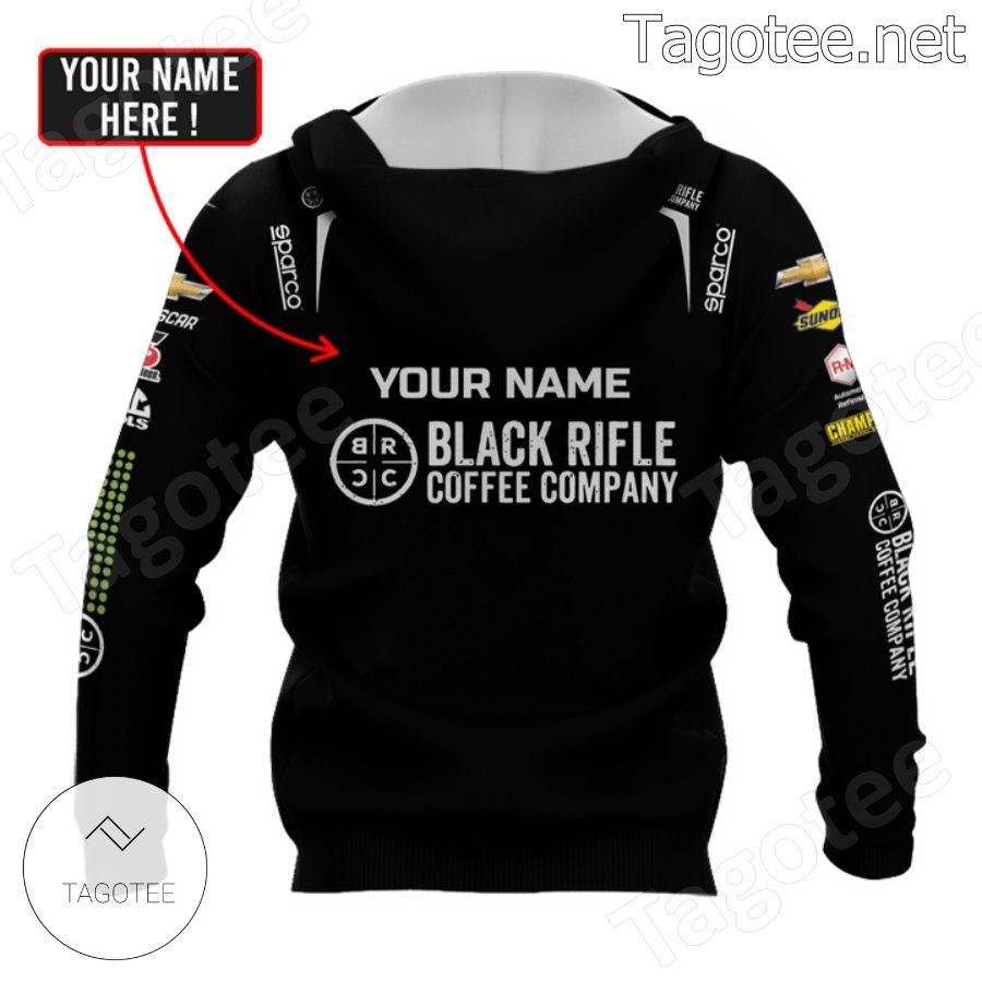 Personalized Car Racing Black Rifle Coffee Company Black Hoodie a