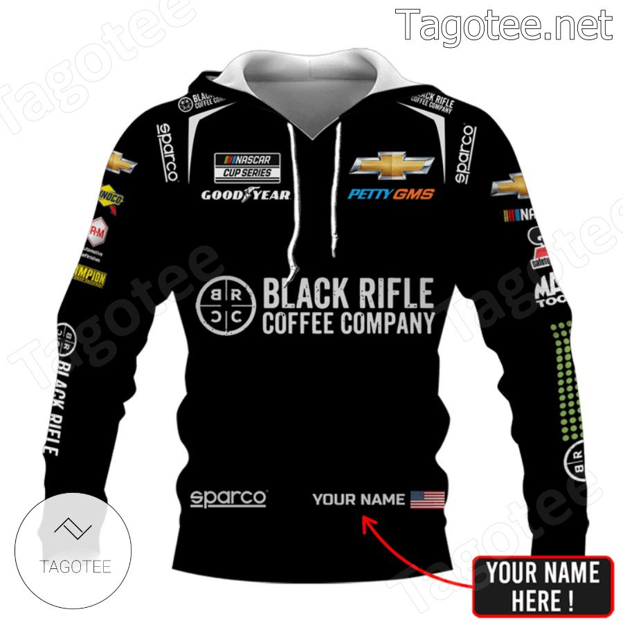 Personalized Car Racing Black Rifle Coffee Company Black Hoodie