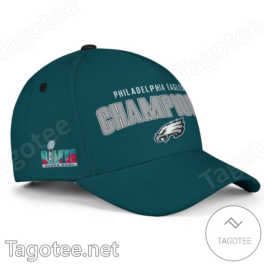 Philadelphia Eagles Champions With Logo Super Bowl Classic Cap Hat a