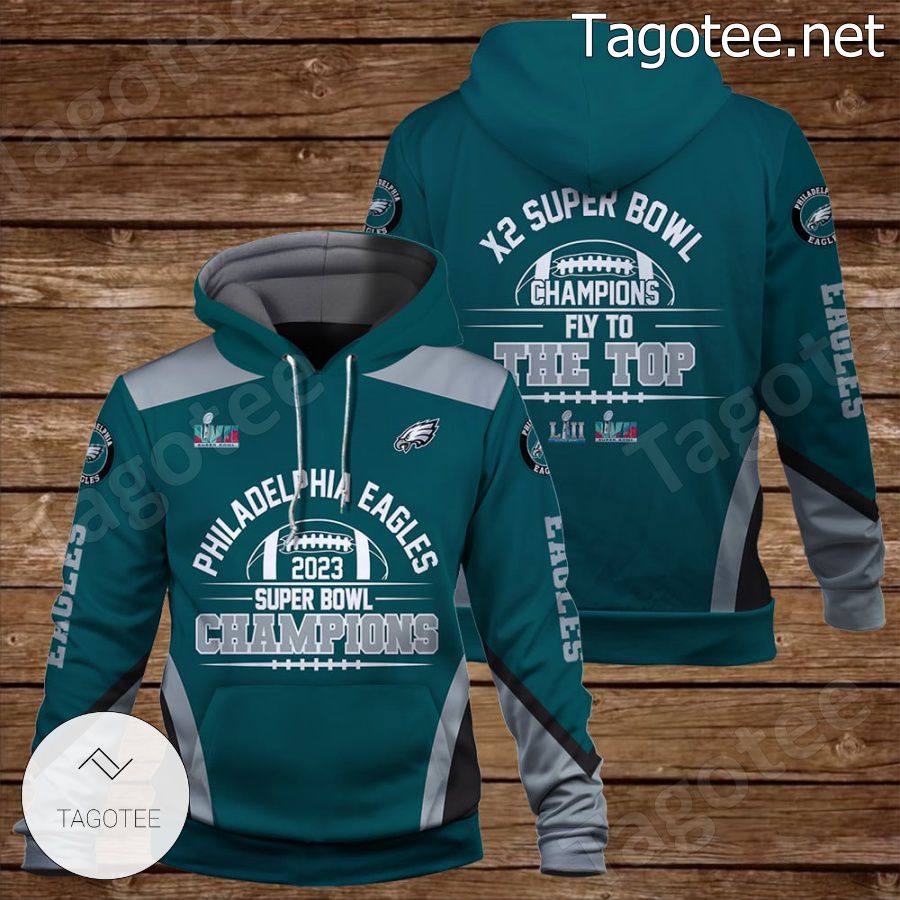 Philadelphia Eagles - Fly To The Top Fan NFL Hoodie