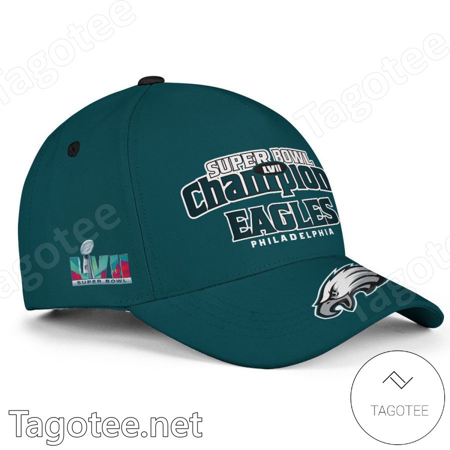 Philadelphia Eagles Super Bowl LVII Champions Classic Cap Hat a