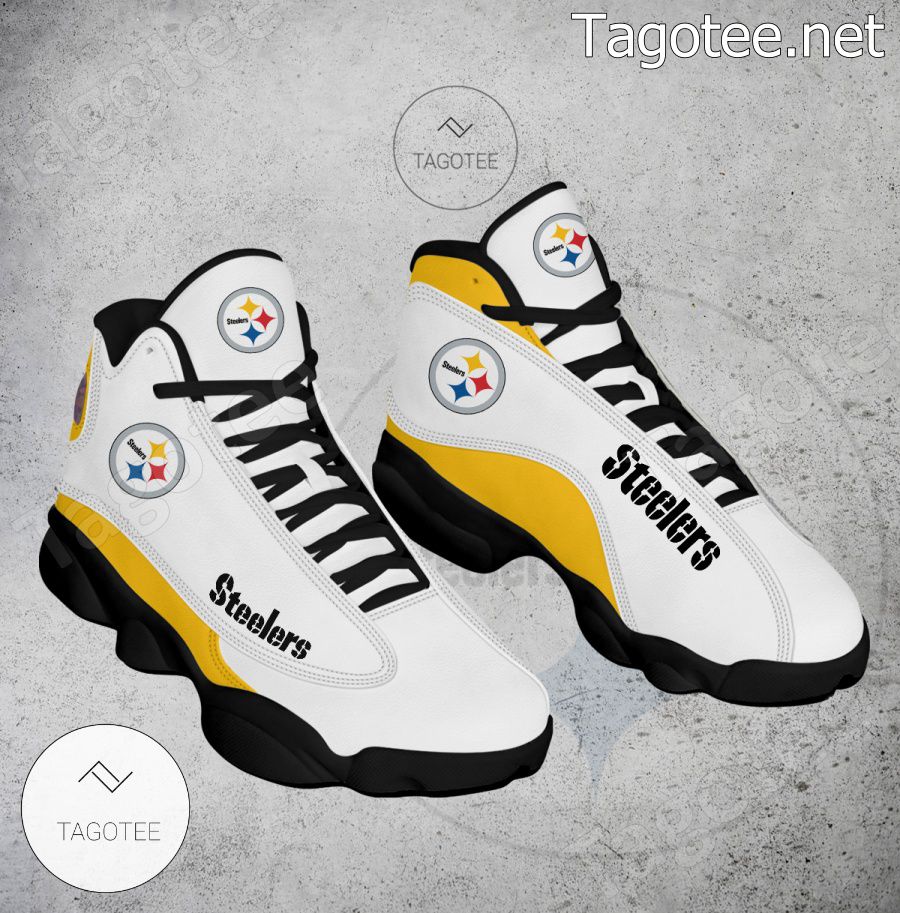 Pittsburgh Steelers Logo Air Jordan 13 Shoes - EmonShop a