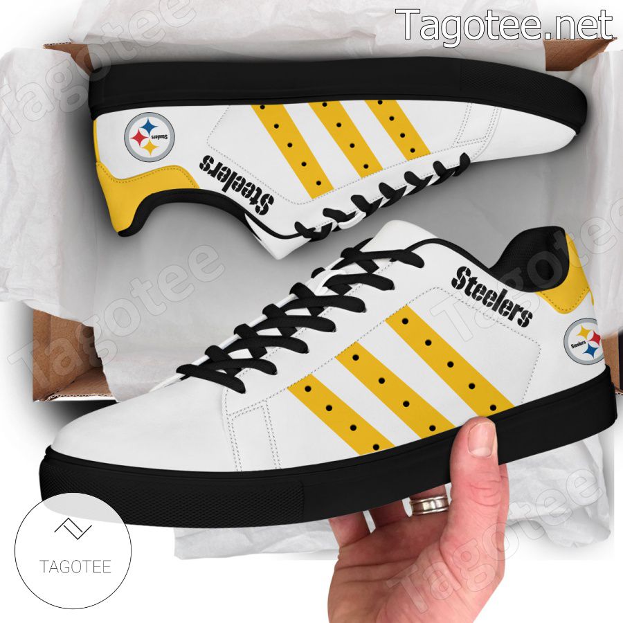 Pittsburgh Steelers NFL Logo Stan Smith Shoes - EmonShop a