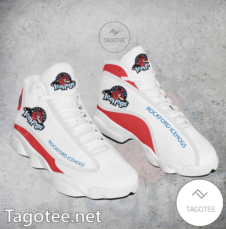 Rockford IceHogs Club Air Jordan 13 Shoes - BiShop