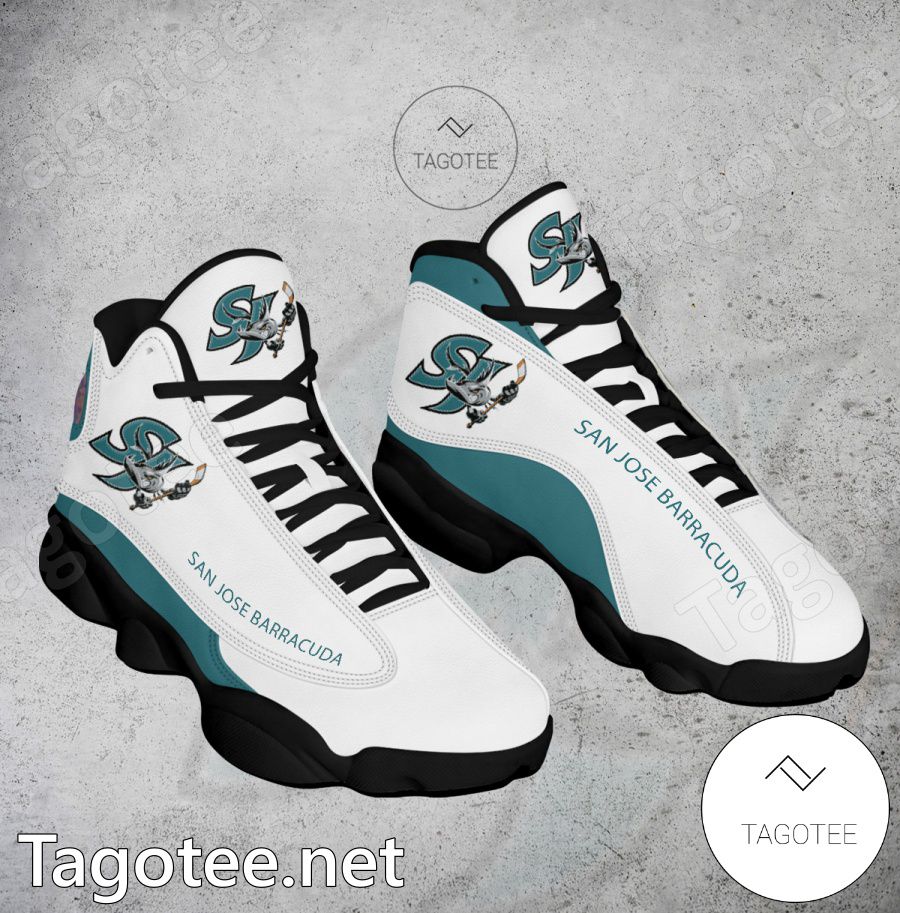 San Jose Barracuda Club Air Jordan 13 Shoes - BiShop a