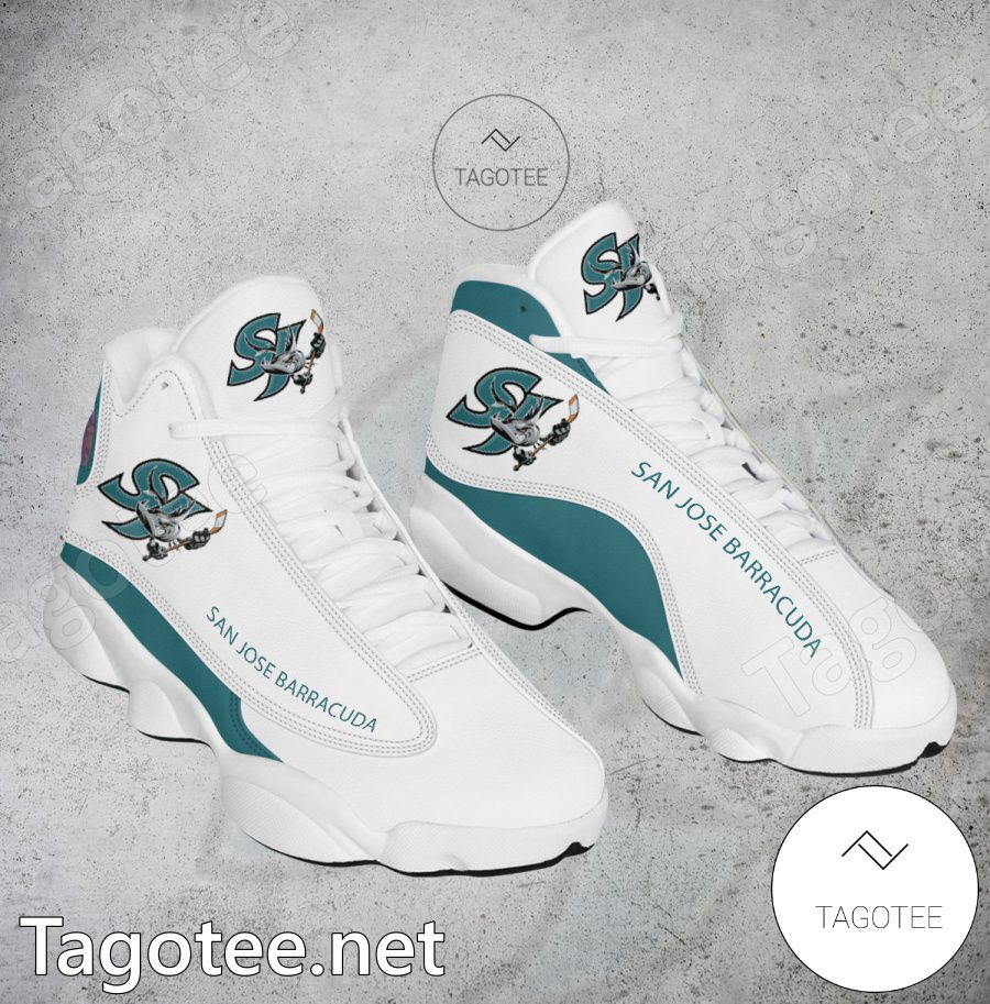 San Jose Barracuda Club Air Jordan 13 Shoes - BiShop