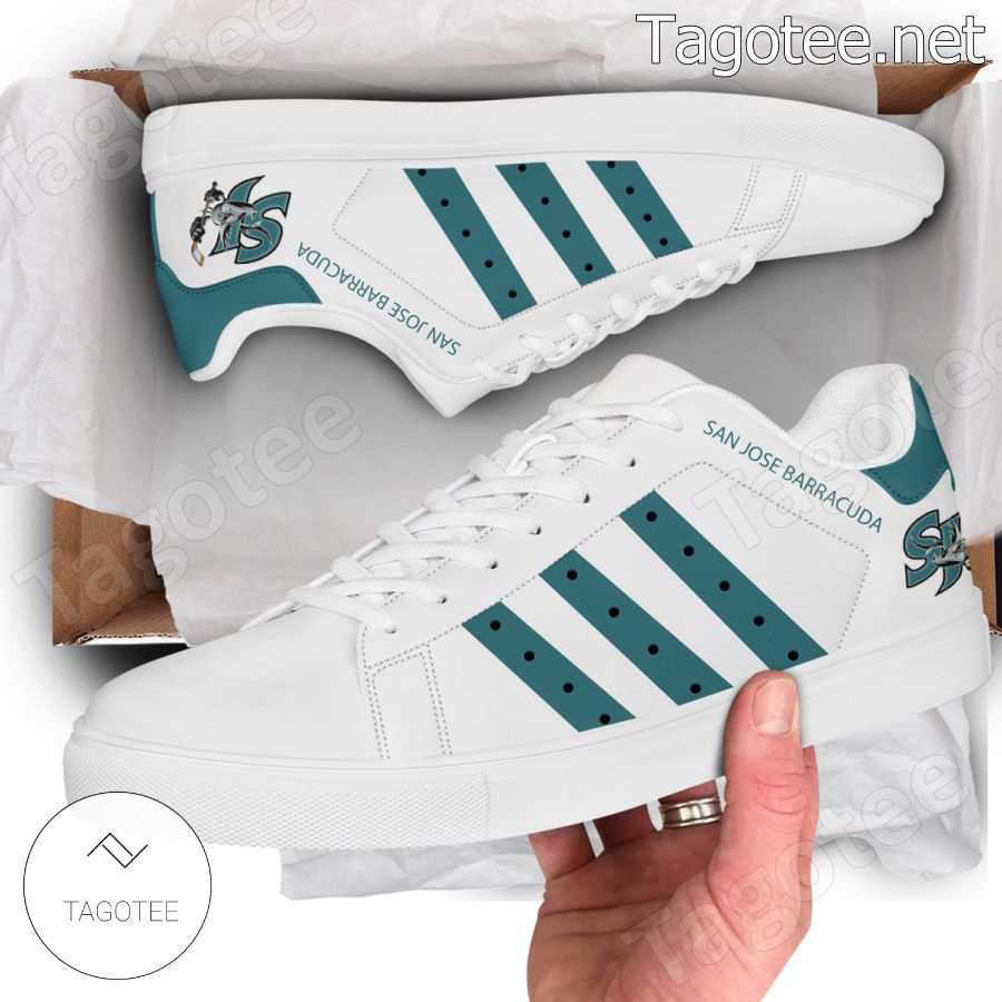 San Jose Barracuda Hockey Stan Smith Shoes - BiShop