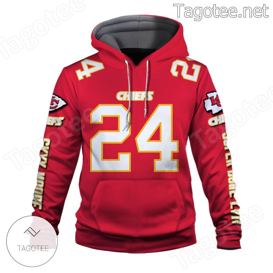 Skyy Moore Beat The Eagles Wear Red Get Loud Kansas City Chiefs Fan NFL Hoodie a