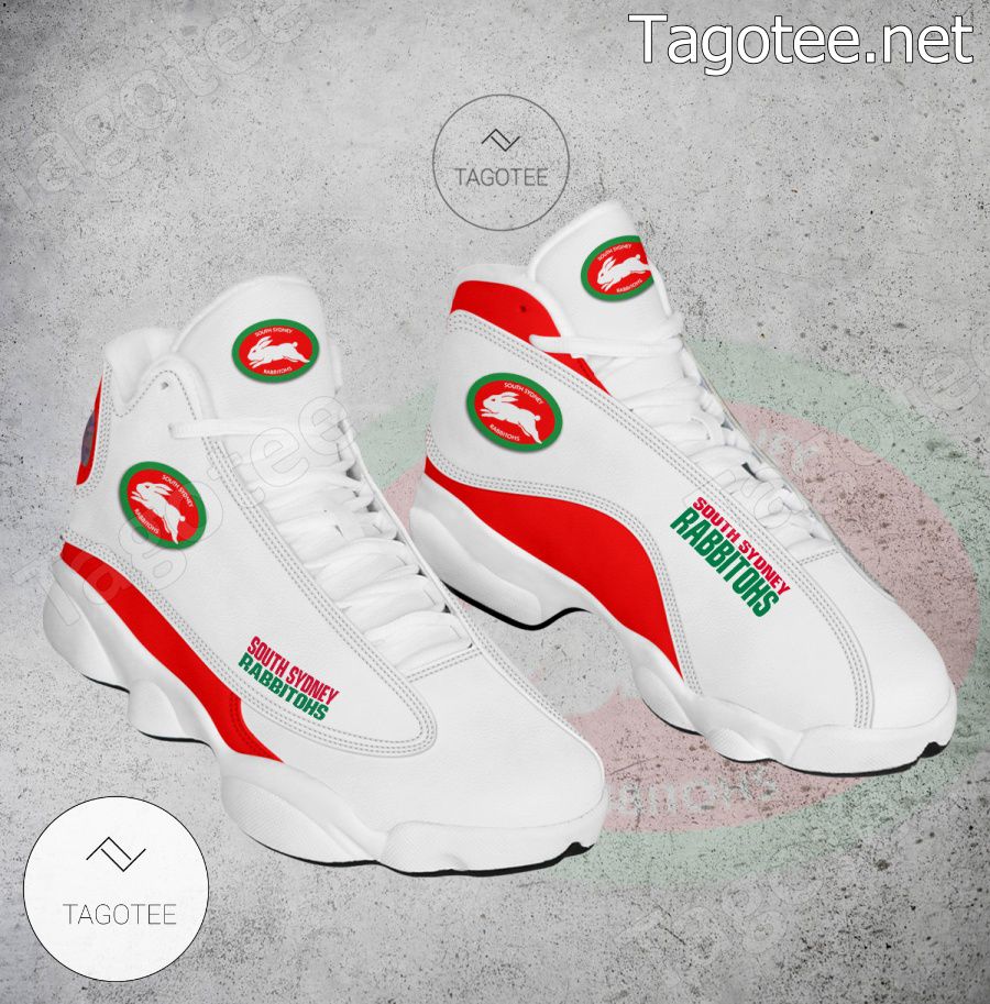 South Sydney Rabbitohs Logo Air Jordan 13 Shoes - EmonShop