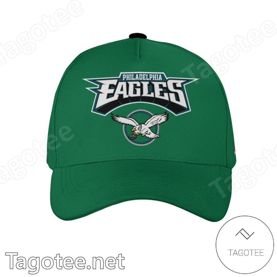 Super Bowl LVII Philadelphia Eagles Green Logo Classic Cap Hat