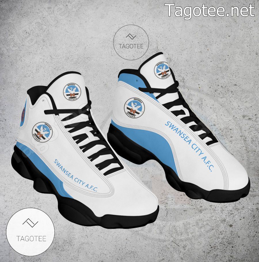 Swansea City Logo Air Jordan 13 Shoes - EmonShop a