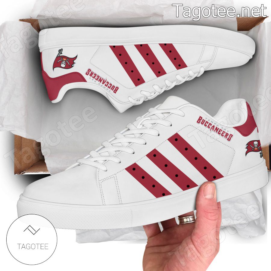 Tampa Bay Buccaneers NFL Logo Stan Smith Shoes - EmonShop