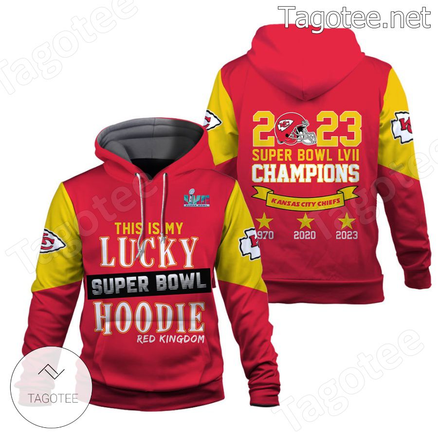 This Is My Lucky Hoodie Red Kingdom Kansas City Chiefs Fan NFL Hoodie