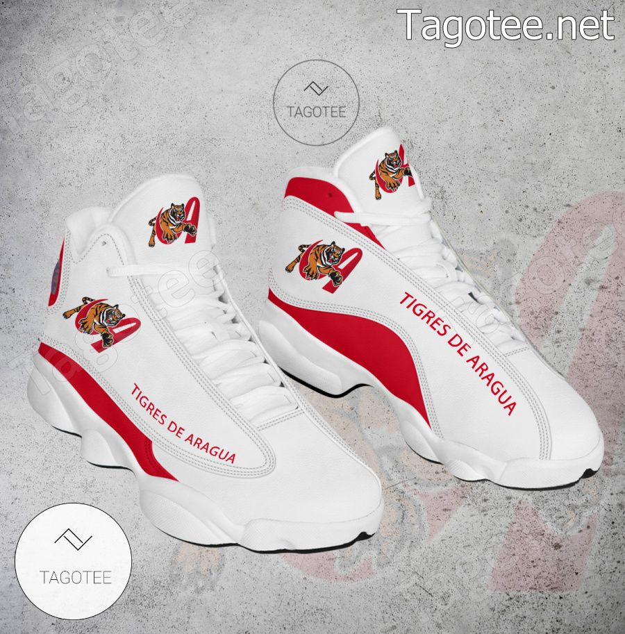 Tigres de Aragua Logo Air Jordan 13 Shoes - EmonShop