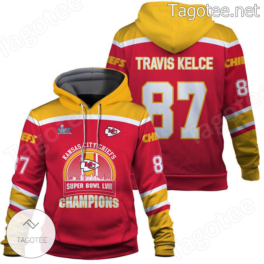 Travis Kelce 87 Chiefs Team Kansas City Chiefs Fan NFL Hoodie