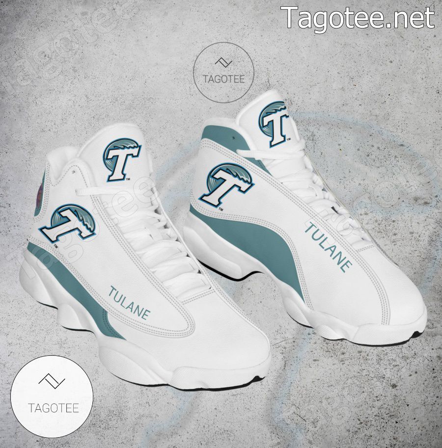 Tulane NCAA Logo Air Jordan 13 Shoes - BiShop