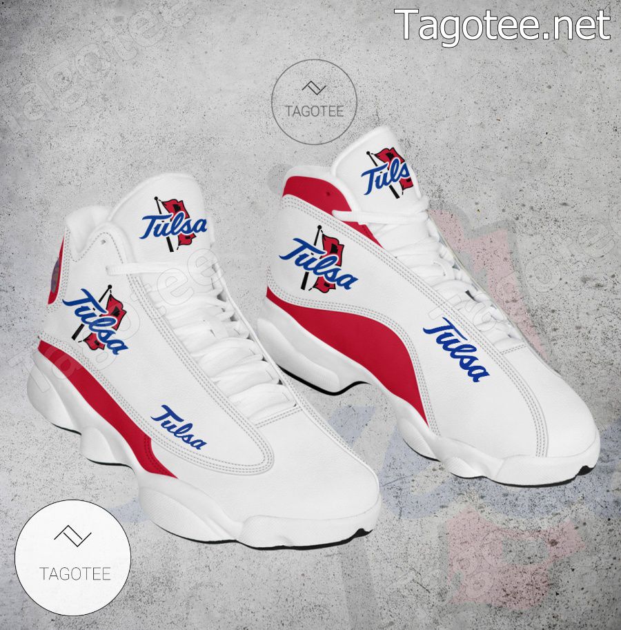 Tulsa NCAA Logo Air Jordan 13 Shoes - BiShop