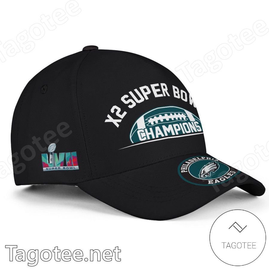 X2 Super Bowl Champions Philadelphia Eagles Classic Cap Hat a