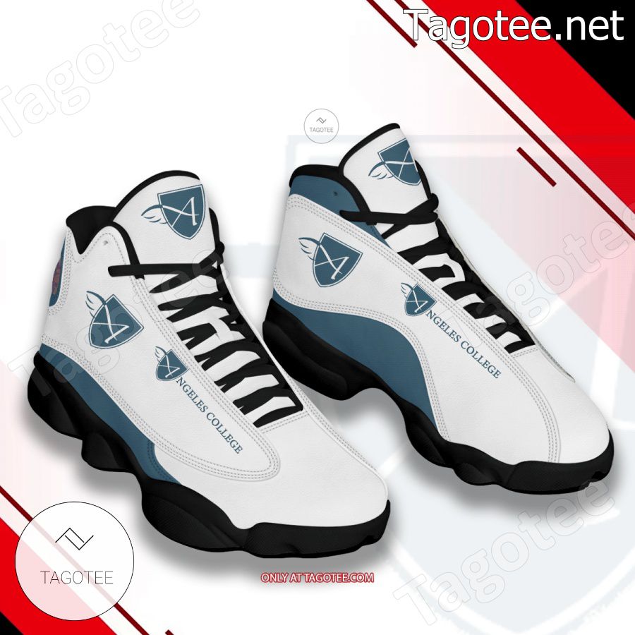 Angeles College Logo Air Jordan 13 Shoes - EmonShop