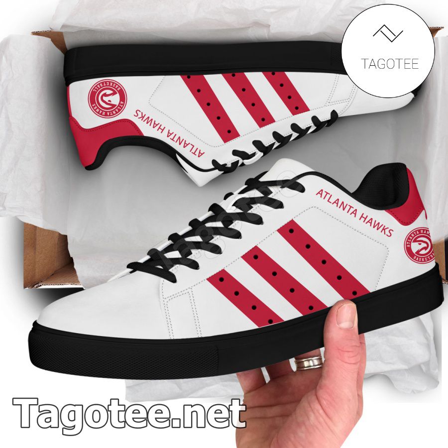 Atlanta Hawks Logo Stan Smith Shoes - MiuShop a