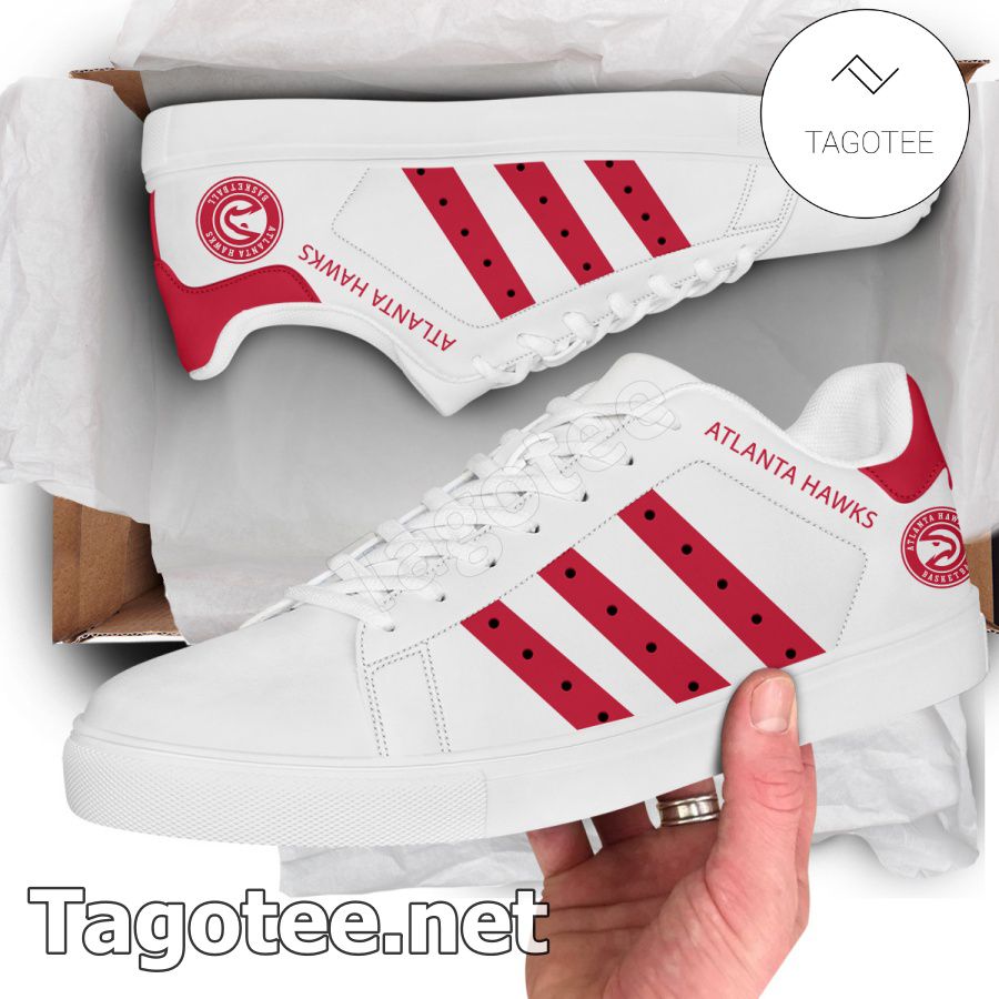 Atlanta Hawks Logo Stan Smith Shoes - MiuShop