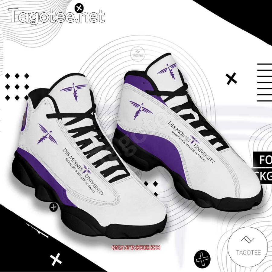 Des Moines University-Medicine & Health Sciences Logo Air Jordan 13 Shoes - BiShop