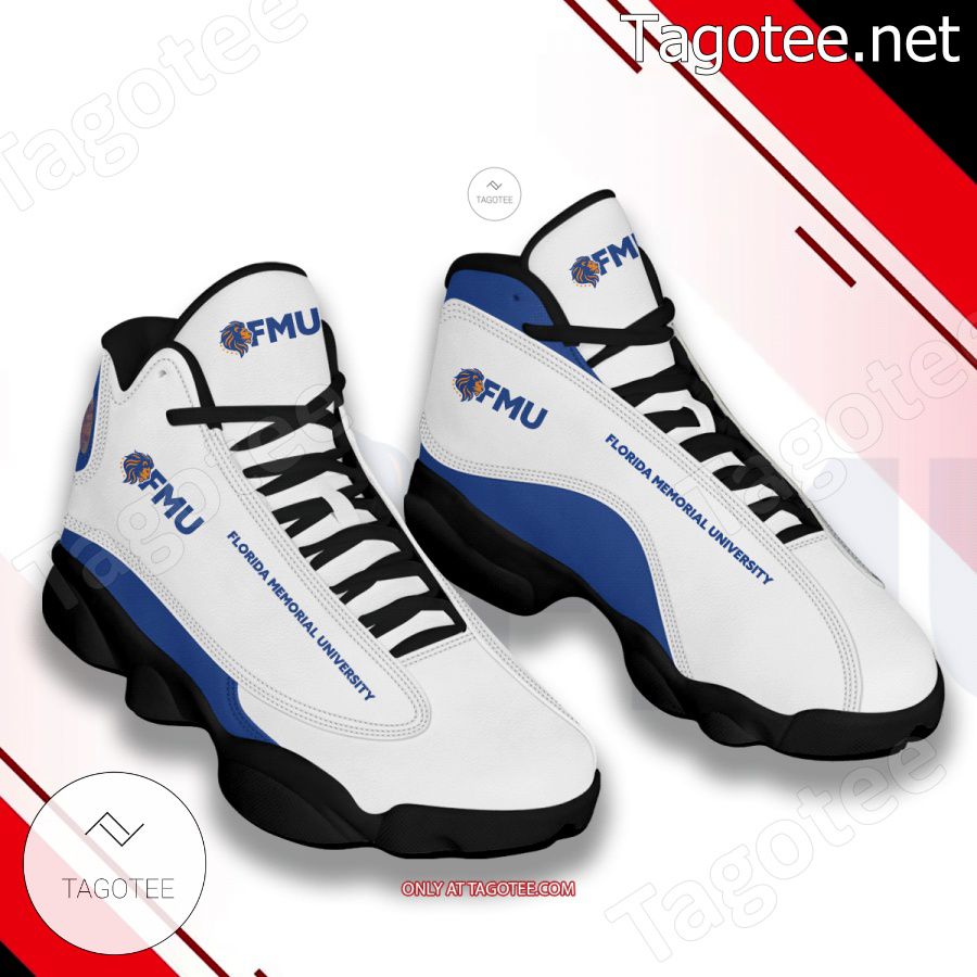 Florida Memorial University Logo Air Jordan 13 Shoes - EmonShop