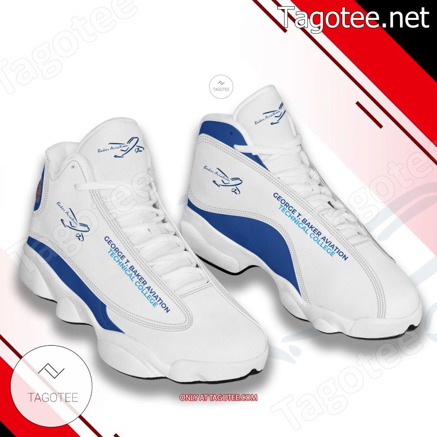 George T Baker Aviation Technical College Logo Air Jordan 13 Shoes - EmonShop a