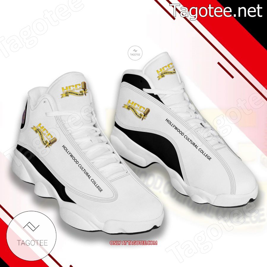 Hollywood Cultural College Logo Air Jordan 13 Shoes - EmonShop a