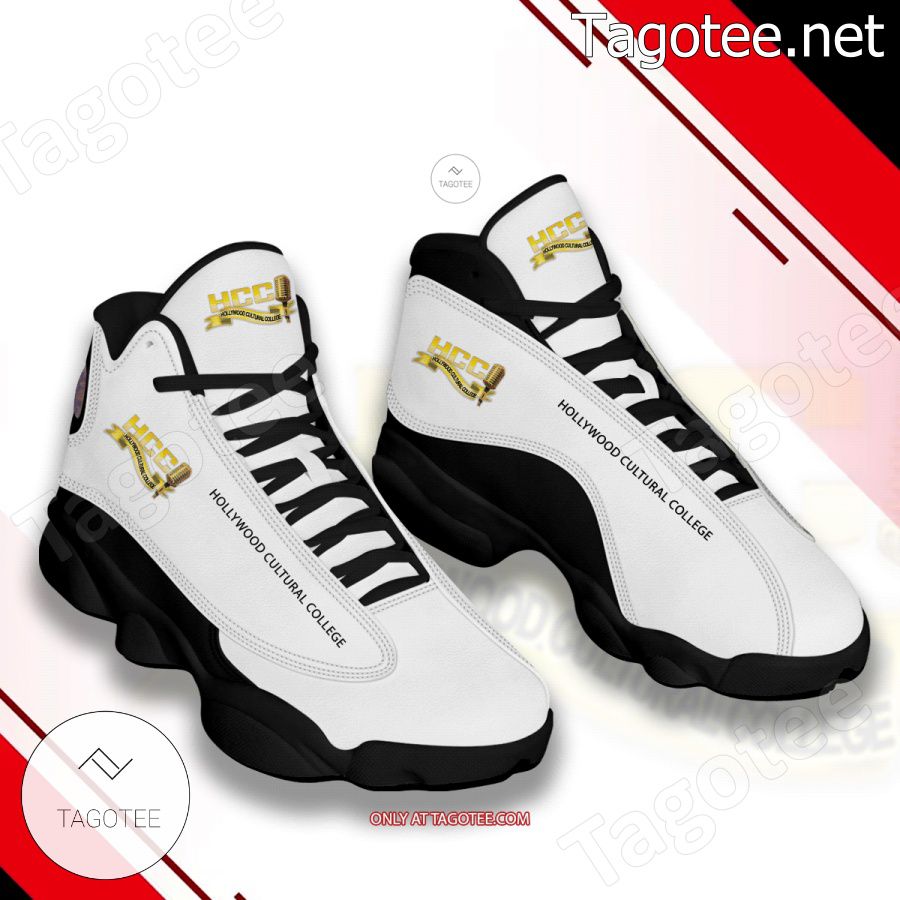 Hollywood Cultural College Logo Air Jordan 13 Shoes - EmonShop