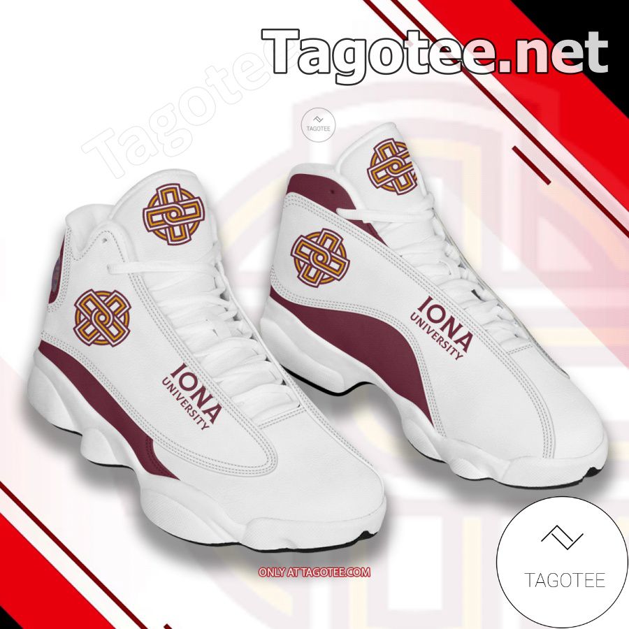 Iona College Air Jordan 13 Shoes - EmonShop a