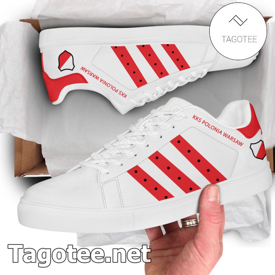 KKS Polonia Warsaw Logo Stan Smith Shoes - MiuShop a