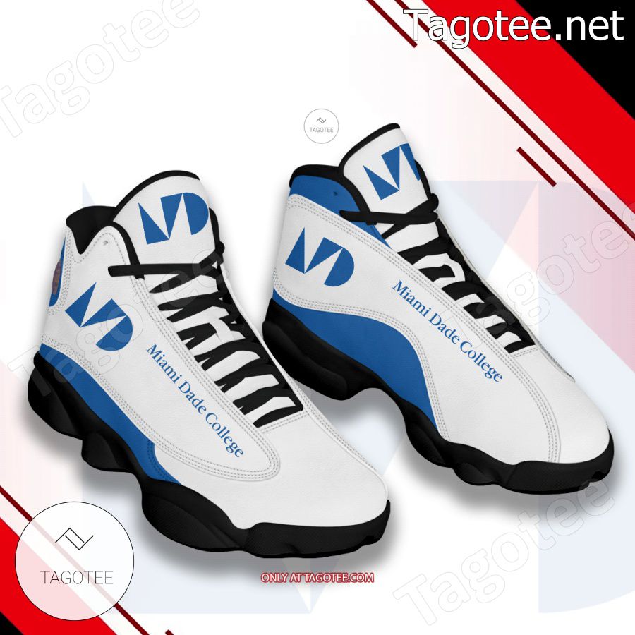 Miami Dade College Logo Air Jordan 13 Shoes - EmonShop