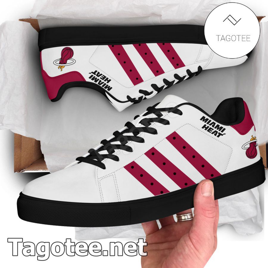 Miami Heat Logo Stan Smith Shoes - MiuShop a