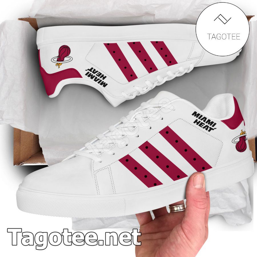 Miami Heat Logo Stan Smith Shoes - MiuShop