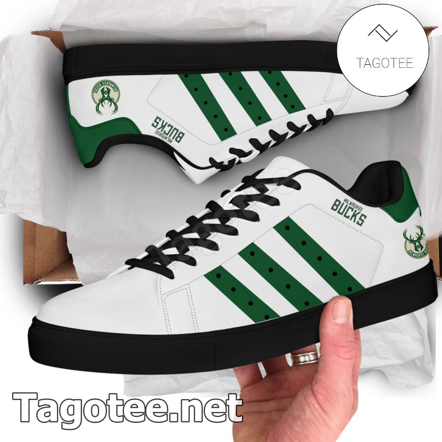 Milwaukee Bucks Logo Stan Smith Shoes - MiuShop a