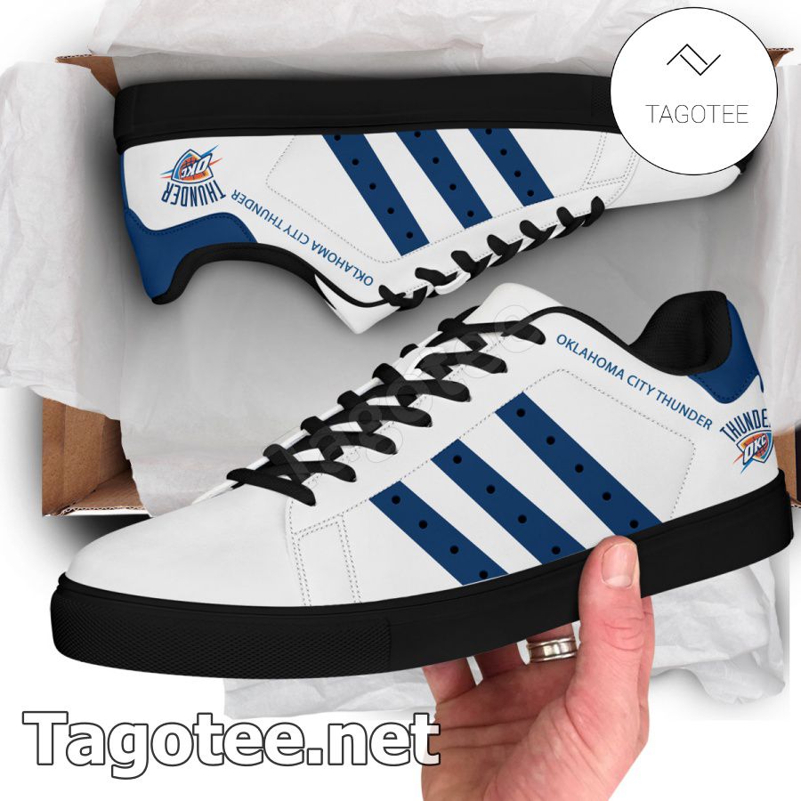 Oklahoma City Thunder Logo Stan Smith Shoes - MiuShop a