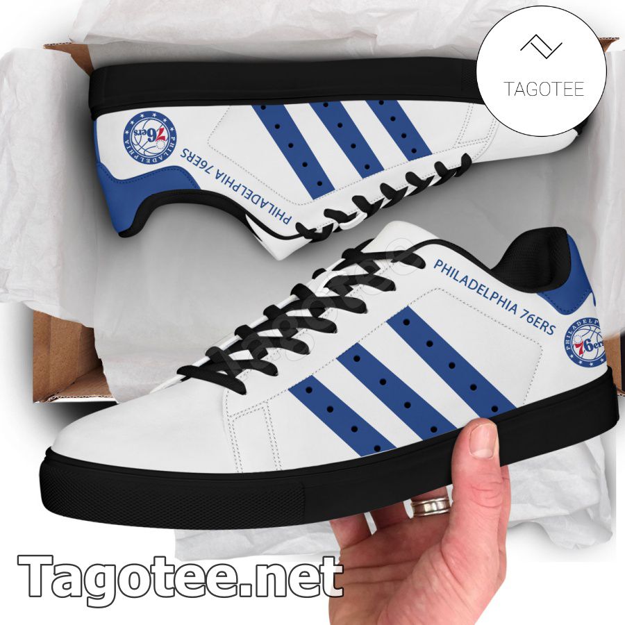 Philadelphia 76ers Logo Stan Smith Shoes - MiuShop a