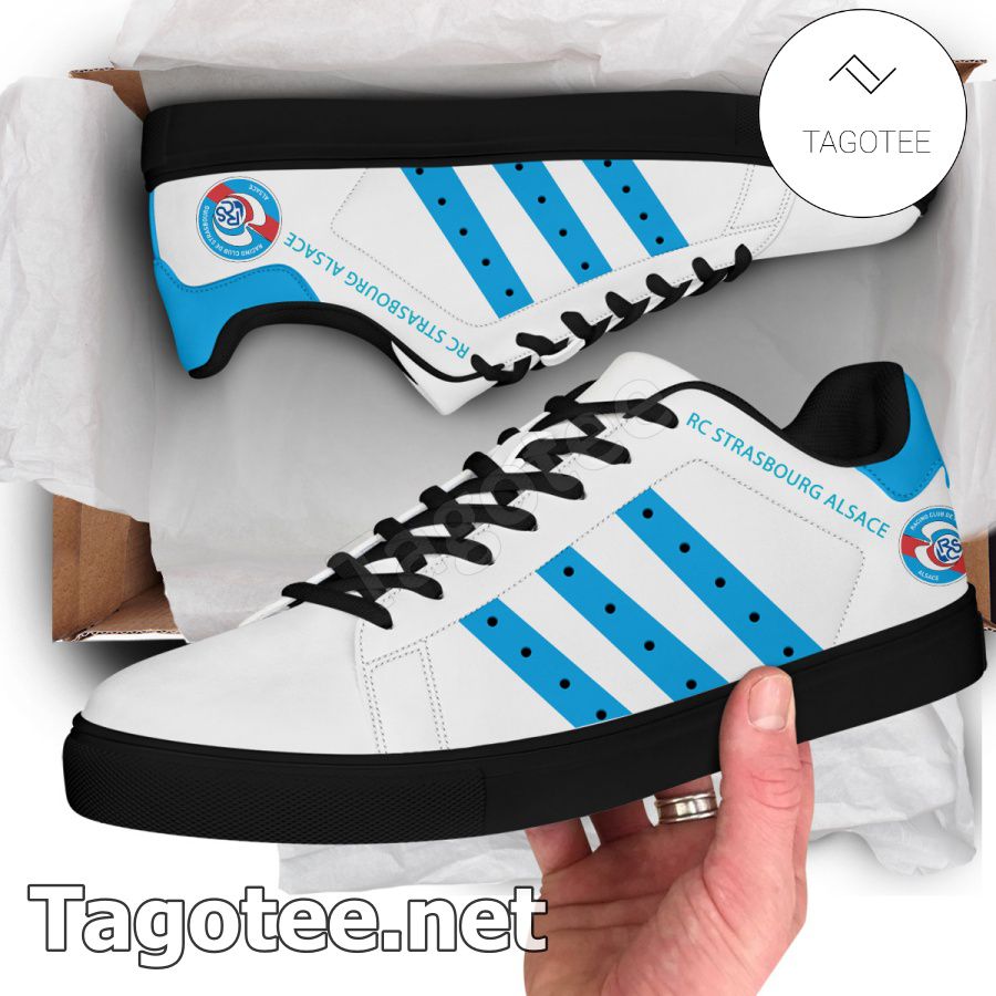 RC Strasbourg Alsace Logo Stan Smith Shoes - MiuShop a