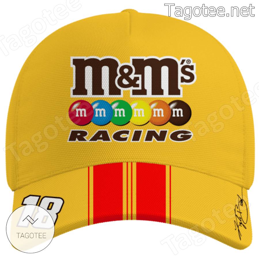 18 Kyle Busch M&m's Racing Nascar Cap