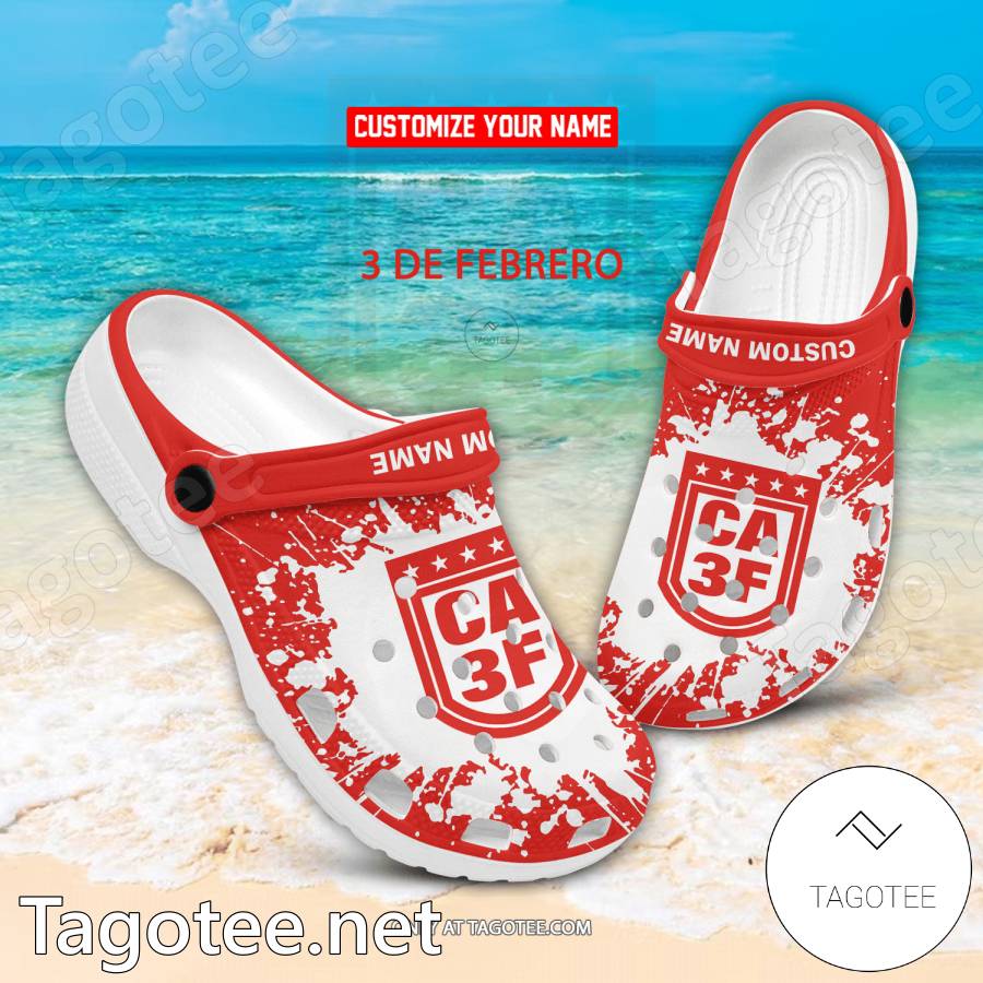 3 de Febrero Custom Name Crocs Clogs - EmonShop