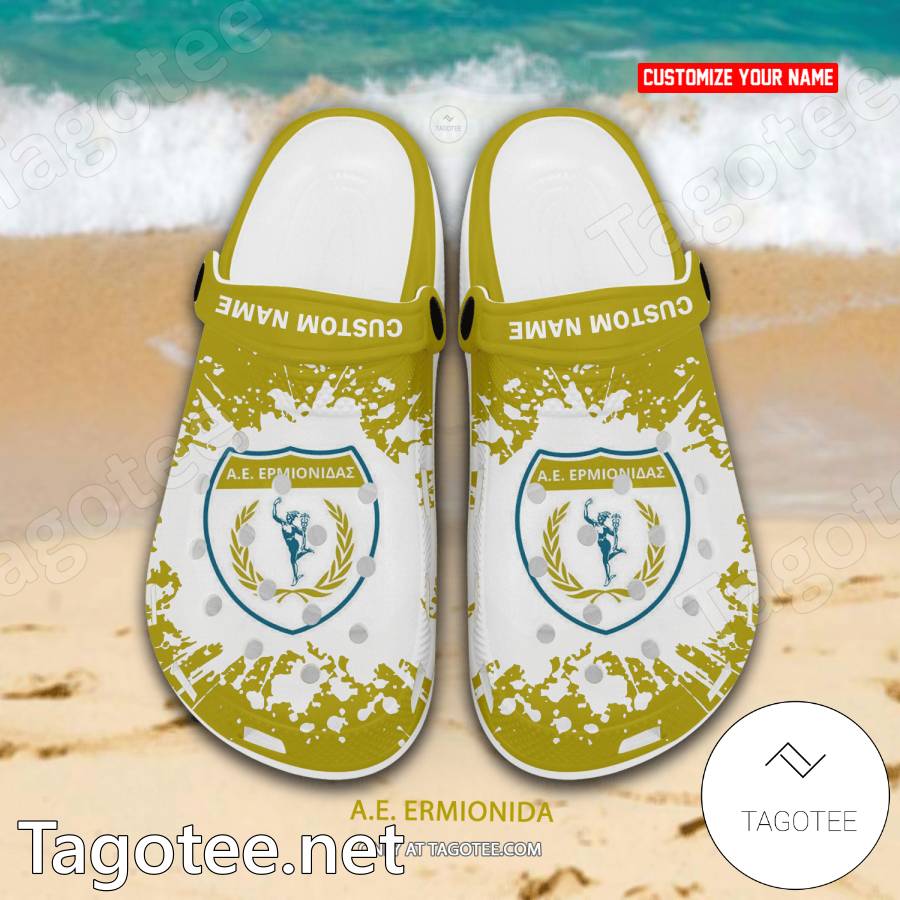 AE Ermionida Custom Name Crocs Clogs - EmonShop a