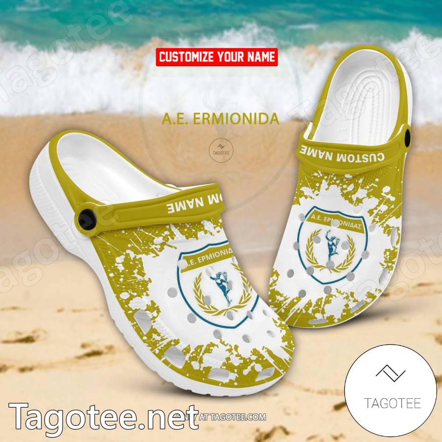 AE Ermionida Custom Name Crocs Clogs - EmonShop