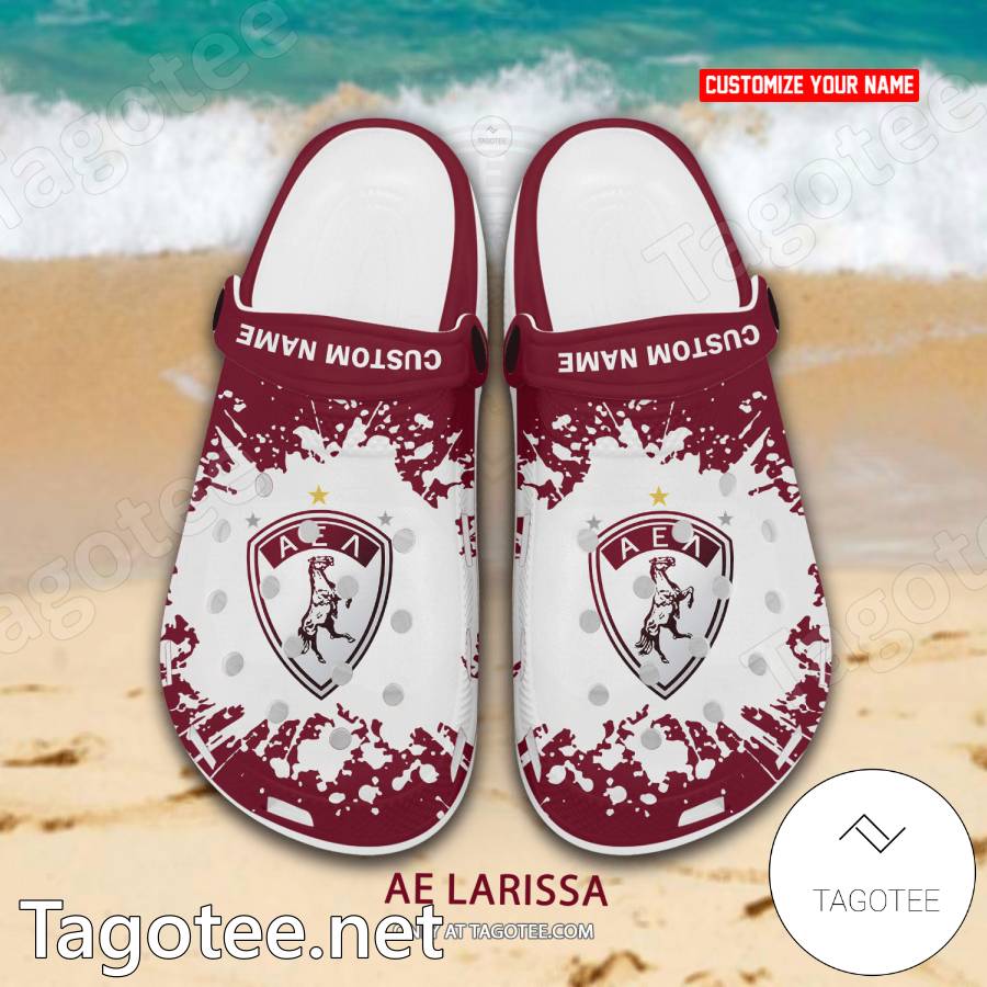 AE Larissa Custom Name Crocs Clogs - EmonShop a