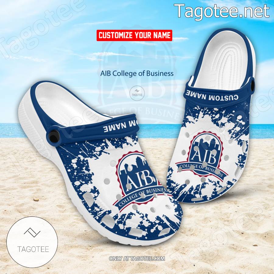 AIB College of Business Custom Crocs Clogs - BiShop a