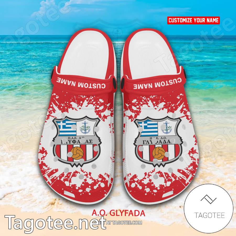 AO Glyfada Custom Name Crocs Clogs - EmonShop a