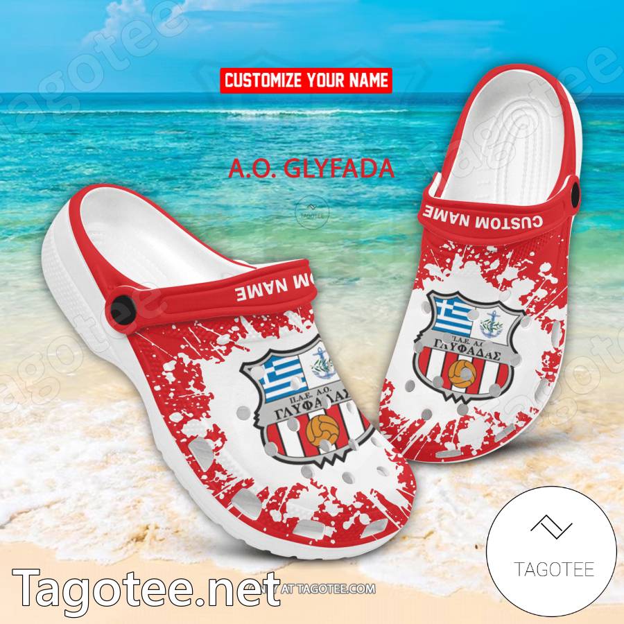 AO Glyfada Custom Name Crocs Clogs - EmonShop