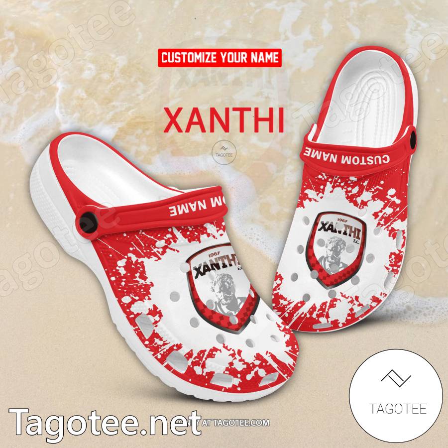 AO Xanthi Custom Name Crocs Clogs - EmonShop